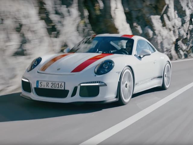 Porsche 911R - лучший спортивный автомобиль